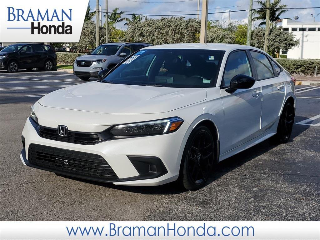 used 2022 Honda Civic car, priced at $23,854