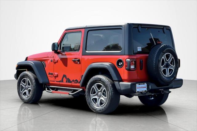 used 2021 Jeep Wrangler car, priced at $28,394