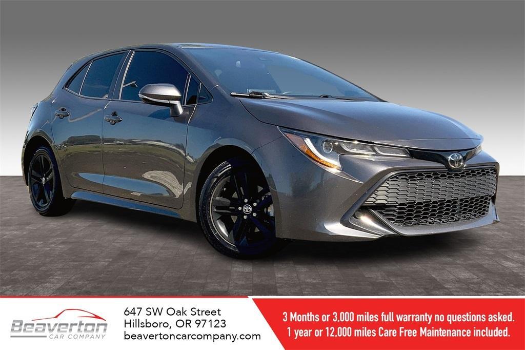 used 2021 Toyota Corolla Hatchback car, priced at $22,412