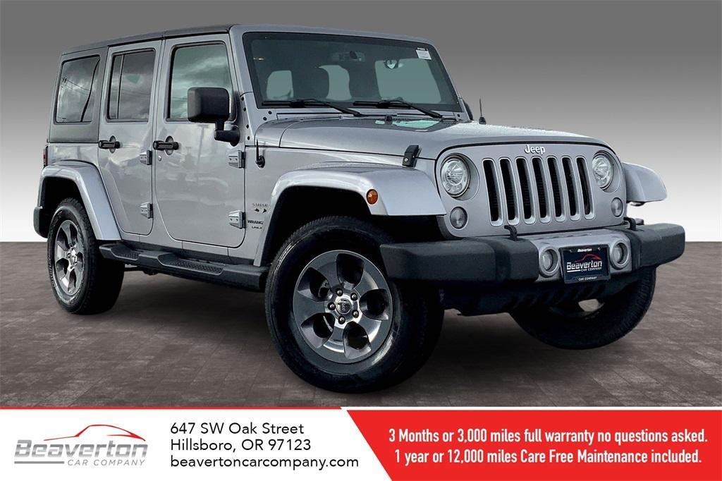 used 2018 Jeep Wrangler JK Unlimited car, priced at $26,462