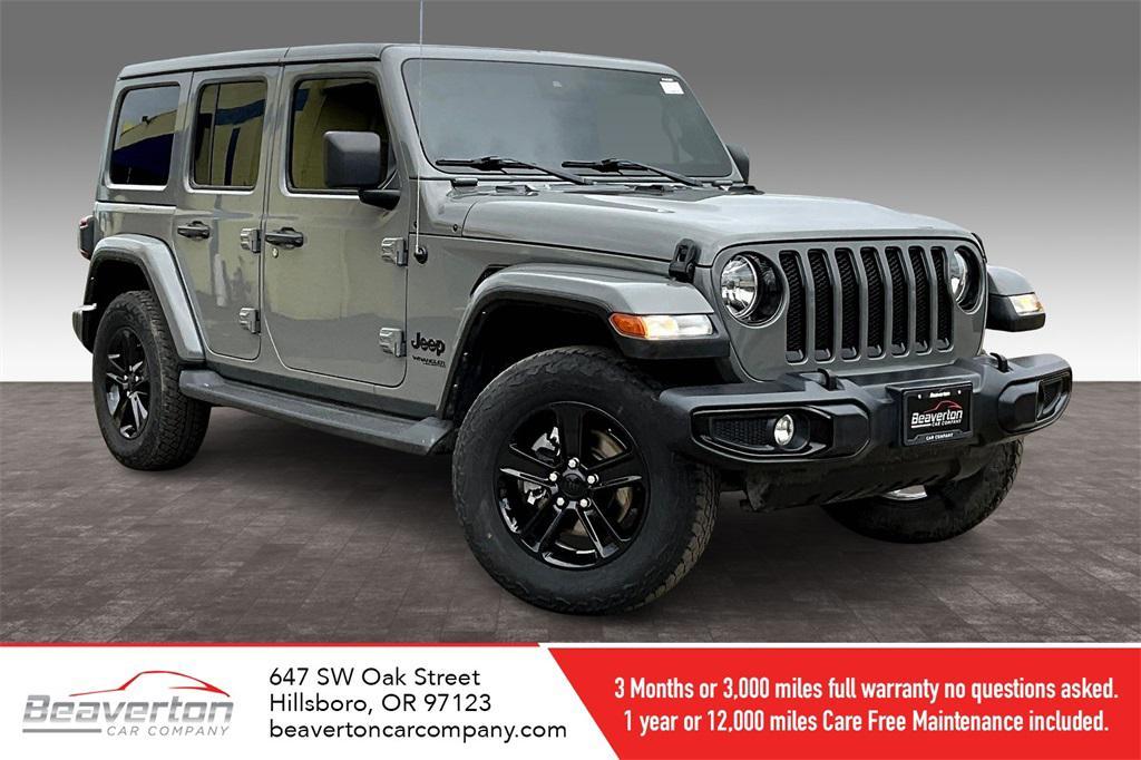 used 2021 Jeep Wrangler Unlimited car, priced at $34,113