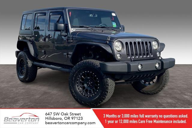 used 2017 Jeep Wrangler Unlimited car, priced at $26,614