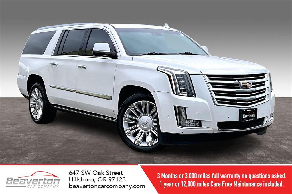 used 2018 Cadillac Escalade ESV car, priced at $35,095