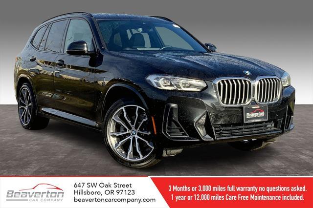 used 2022 BMW X3 car, priced at $33,797