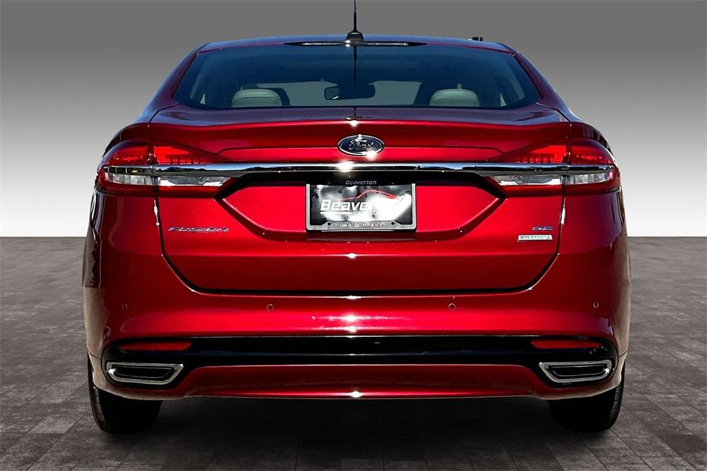 used 2018 Ford Fusion car, priced at $16,089