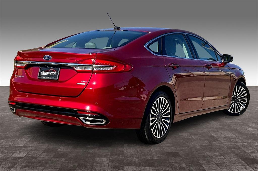 used 2018 Ford Fusion car, priced at $16,089