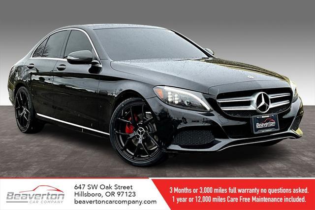 used 2018 Mercedes-Benz C-Class car, priced at $17,947