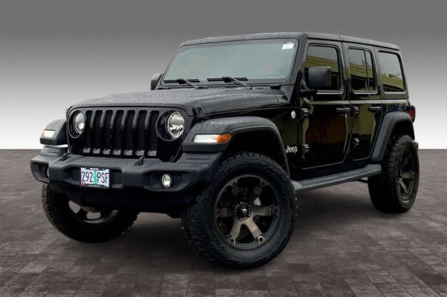 used 2018 Jeep Wrangler Unlimited car, priced at $25,467