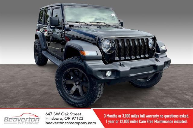 used 2018 Jeep Wrangler Unlimited car, priced at $25,467