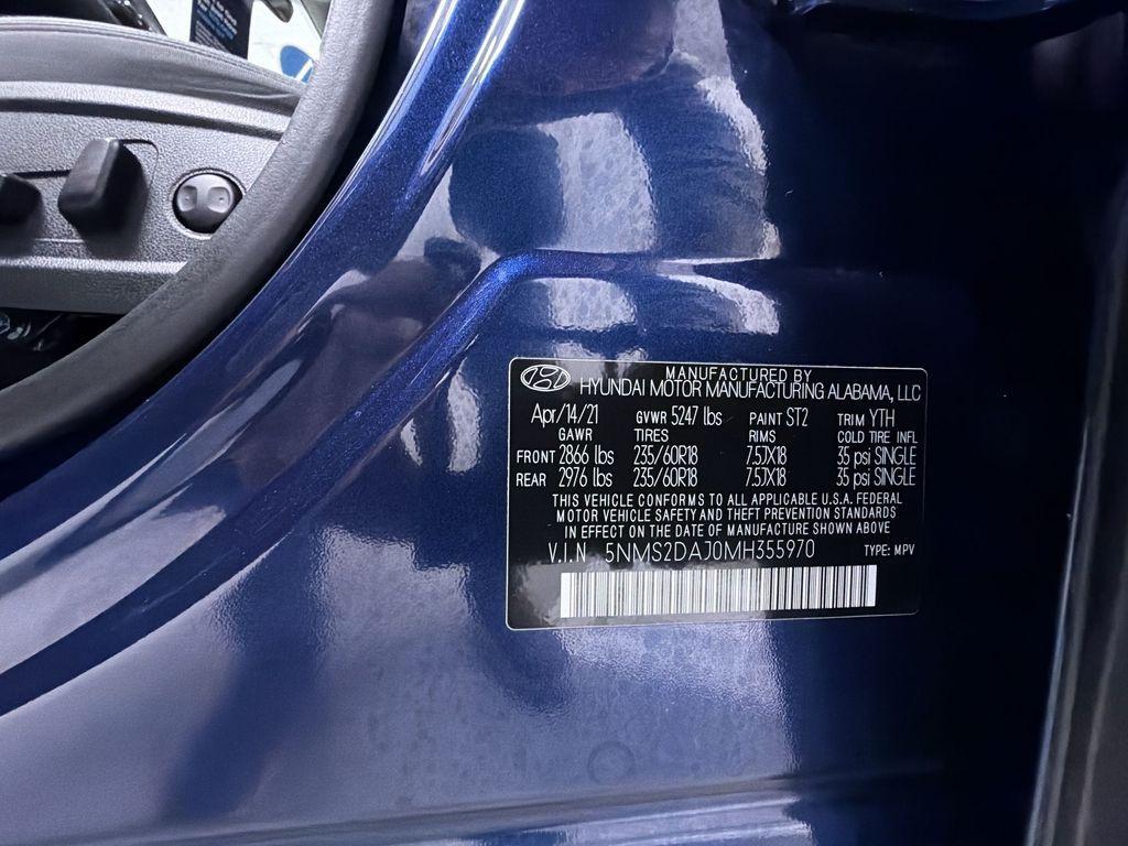 used 2021 Hyundai Santa Fe car, priced at $24,495