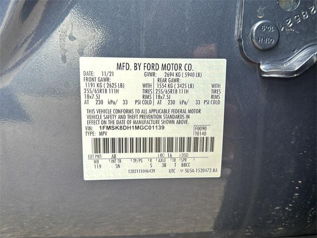 used 2021 Ford Explorer car, priced at $26,500