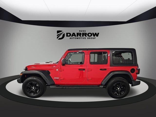 used 2020 Jeep Wrangler Unlimited car, priced at $23,500