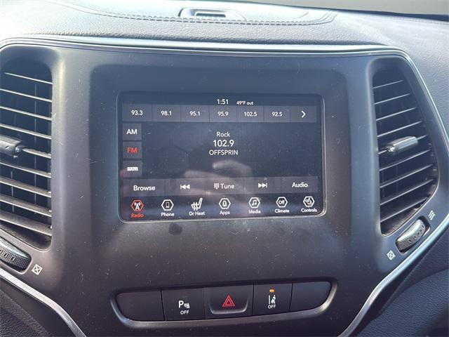 used 2021 Jeep Cherokee car, priced at $18,900