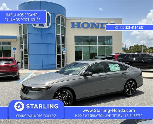 new 2025 Honda Accord Hybrid car, priced at $35,260