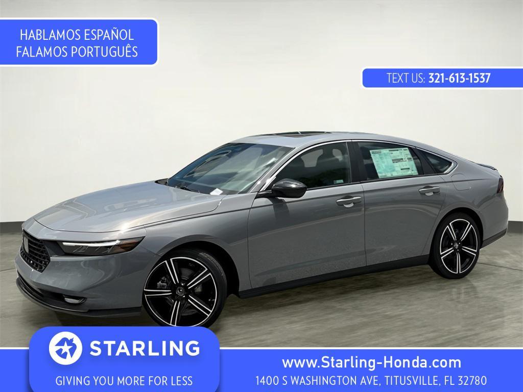 new 2025 Honda Accord Hybrid car, priced at $33,760