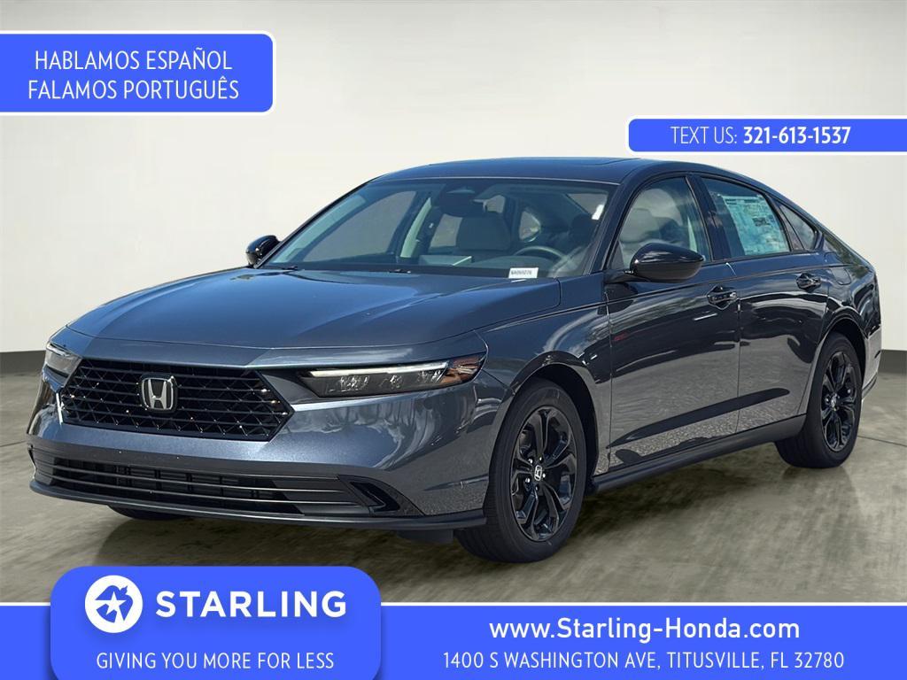 new 2025 Honda Accord car, priced at $30,210