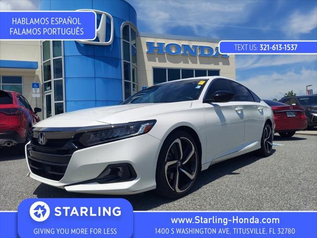 used 2022 Honda Accord car, priced at $25,396