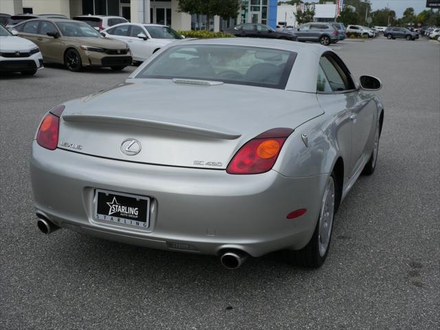 used 2002 Lexus SC 430 car, priced at $13,887