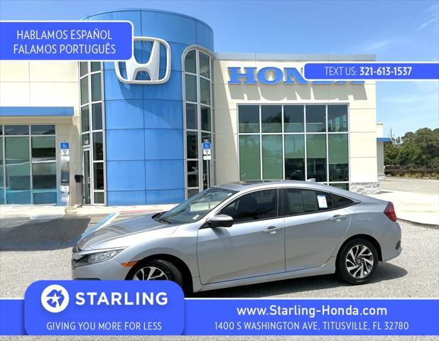 used 2018 Honda Civic car, priced at $14,595