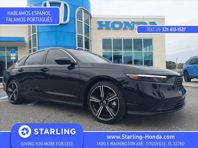 used 2024 Honda Accord Hybrid car, priced at $29,753