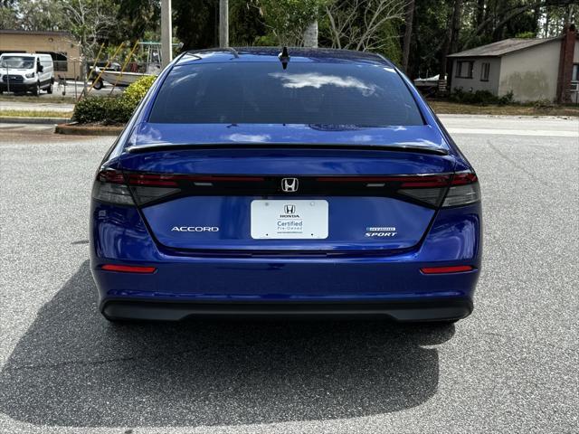 used 2024 Honda Accord Hybrid car, priced at $30,346