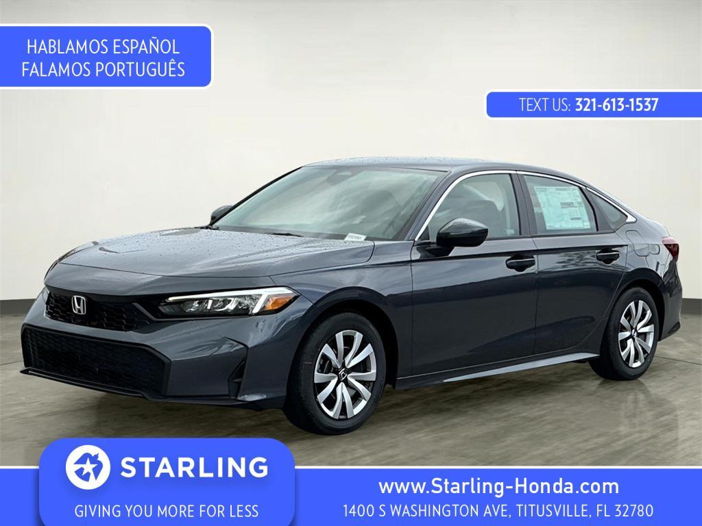 new 2026 Honda Civic car, priced at $25,790