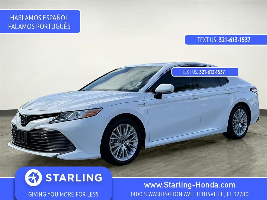 used 2020 Toyota Camry Hybrid car, priced at $24,228