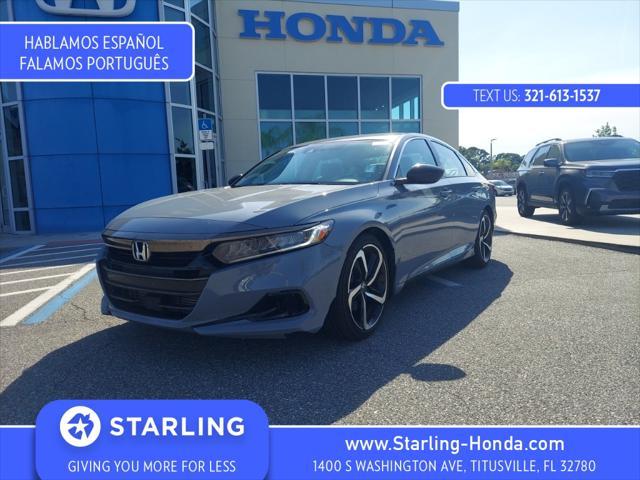 used 2022 Honda Accord car, priced at $23,245