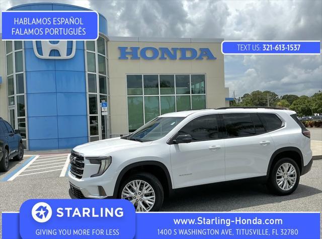 used 2025 GMC Acadia car, priced at $42,489