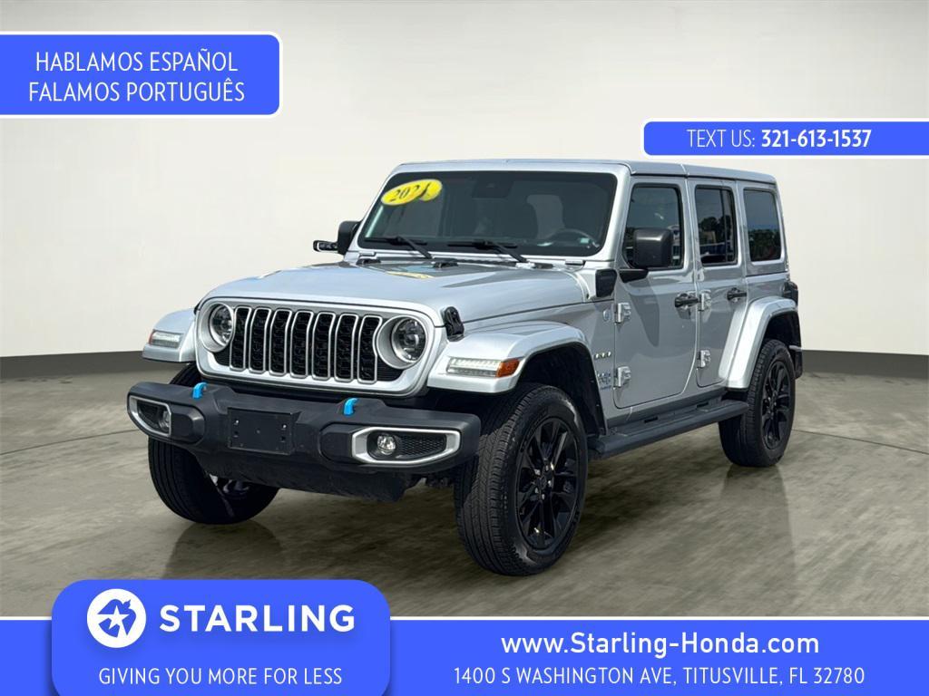 used 2024 Jeep Wrangler 4xe car, priced at $33,727