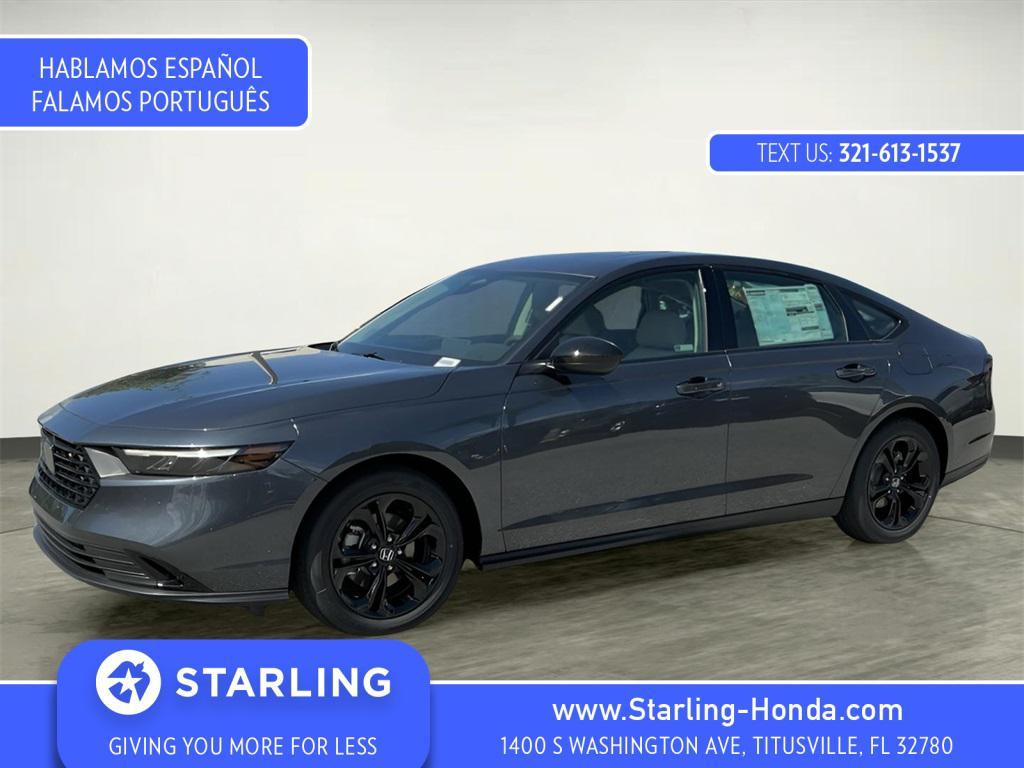 new 2025 Honda Accord car, priced at $30,255