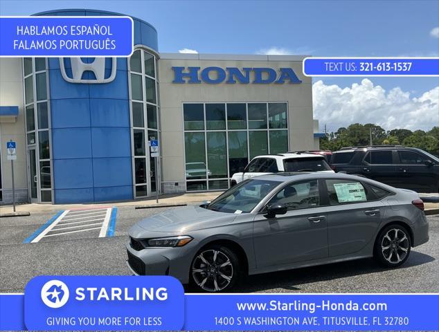 new 2025 Honda Civic Hybrid car, priced at $32,055