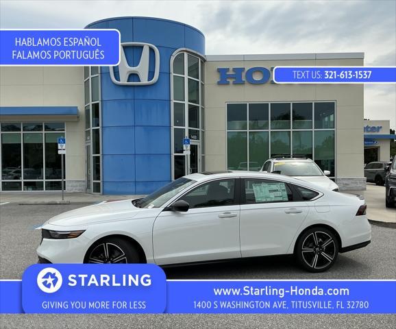 new 2025 Honda Accord Hybrid car, priced at $35,260