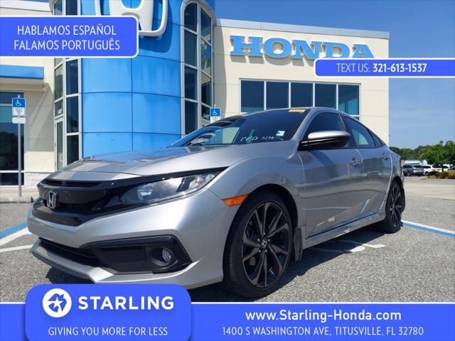 used 2021 Honda Civic car, priced at $19,980