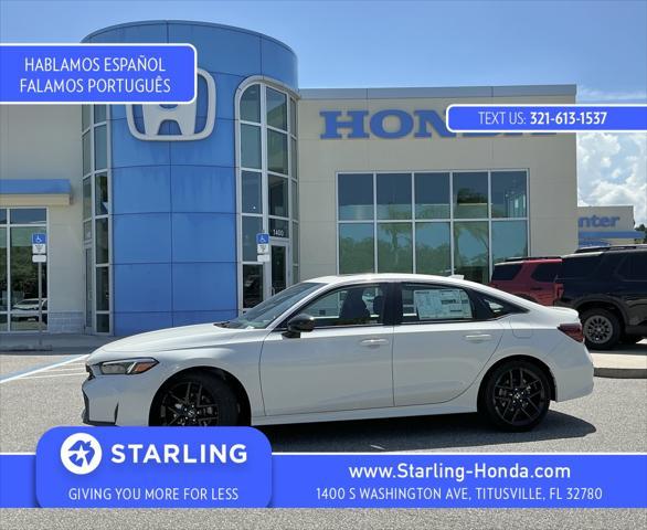 new 2025 Honda Civic Hybrid car, priced at $30,555