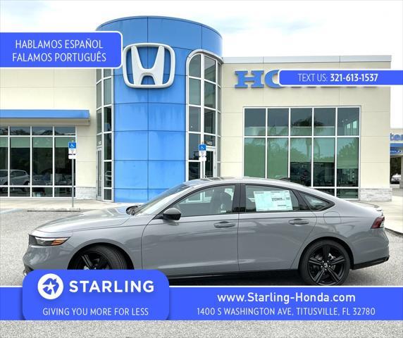 new 2025 Honda Accord Hybrid car, priced at $36,980