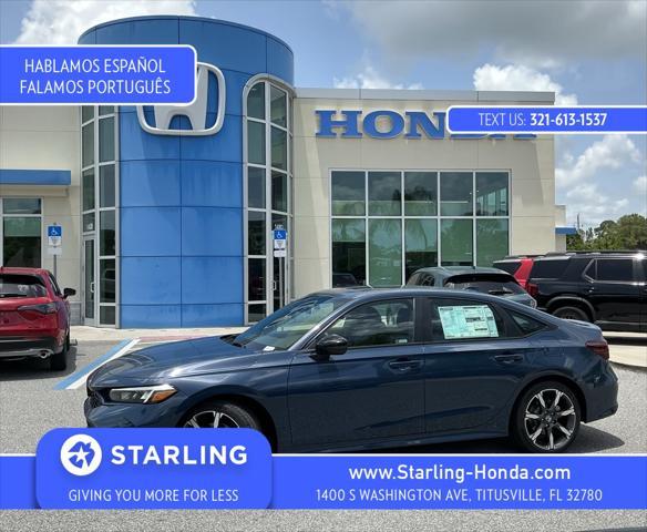 new 2025 Honda Civic Hybrid car, priced at $33,555