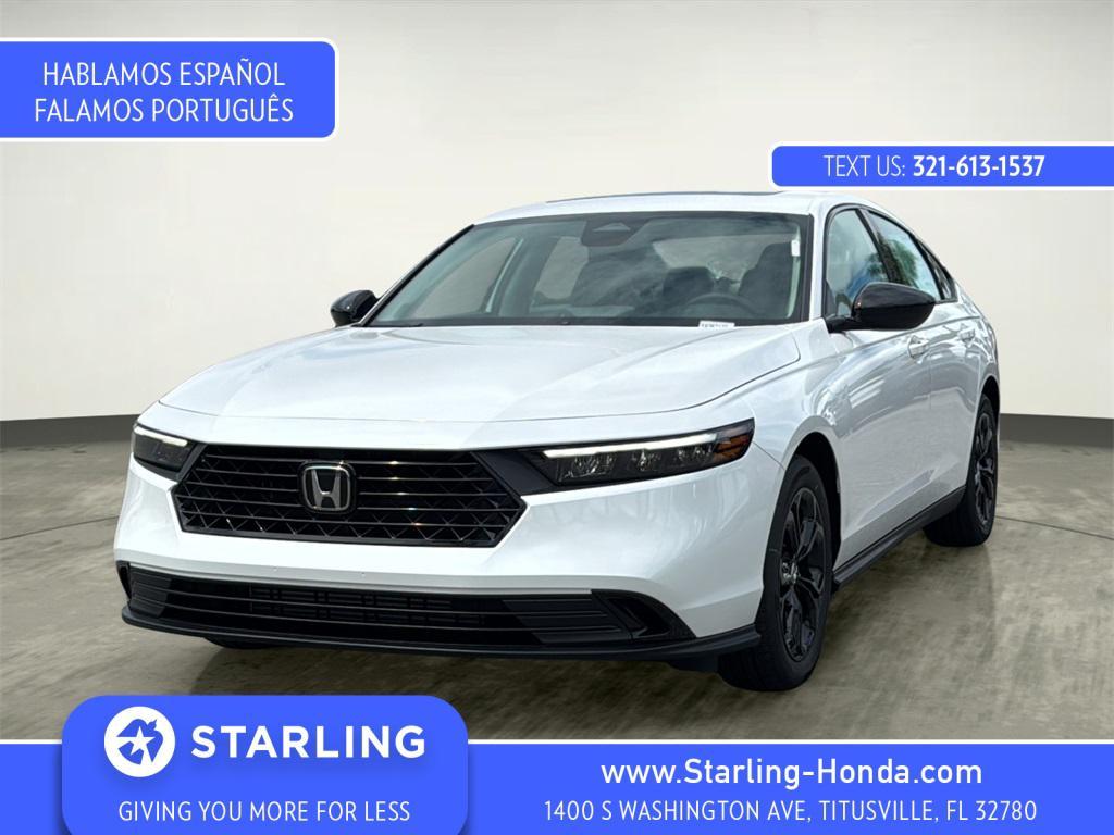 new 2025 Honda Accord car, priced at $30,665