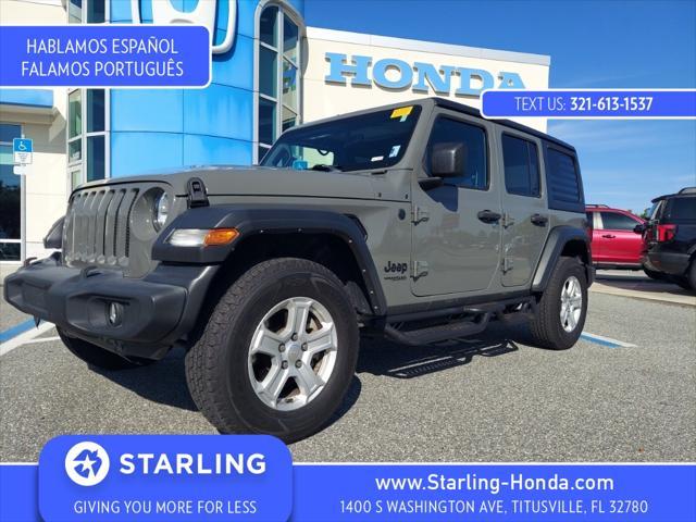 used 2022 Jeep Wrangler Unlimited car, priced at $26,833