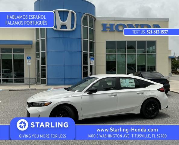 new 2025 Honda Civic car, priced at $29,055