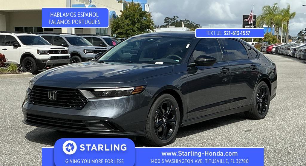 new 2025 Honda Accord car, priced at $30,255