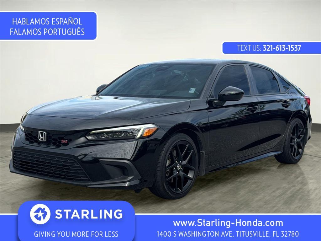 used 2022 Honda Civic Si car, priced at $27,875