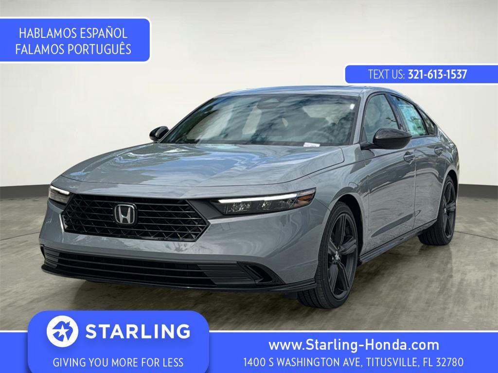 new 2025 Honda Accord Hybrid car, priced at $35,480