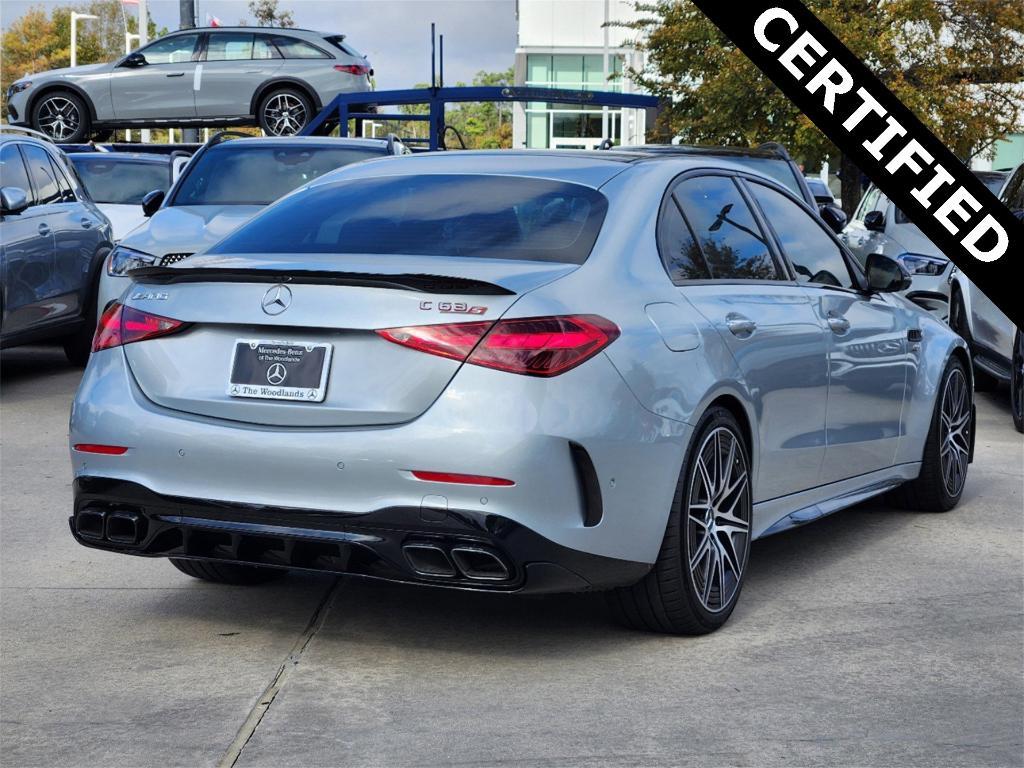 used 2024 Mercedes-Benz AMG C 63 car, priced at $78,498