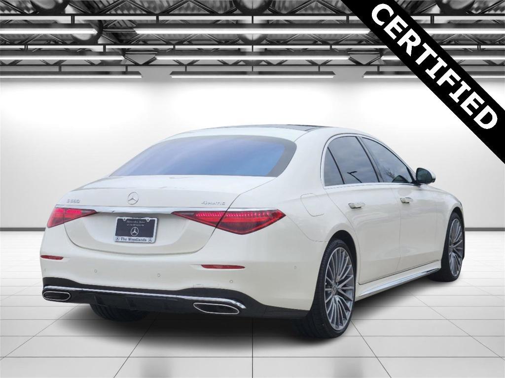 used 2022 Mercedes-Benz S-Class car, priced at $84,998