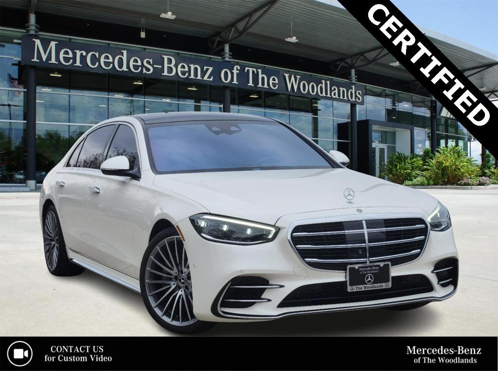 used 2022 Mercedes-Benz S-Class car, priced at $84,998