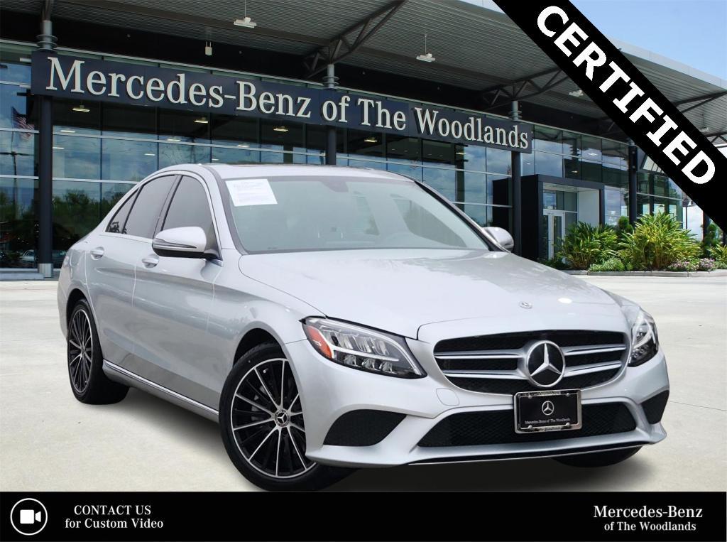 used 2021 Mercedes-Benz C-Class car, priced at $28,998