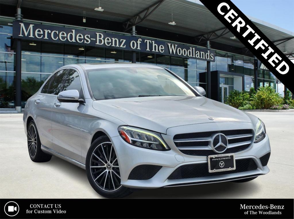 used 2021 Mercedes-Benz C-Class car, priced at $23,998