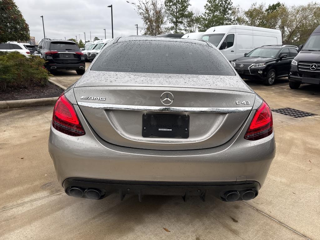 used 2020 Mercedes-Benz AMG C 43 car, priced at $31,998