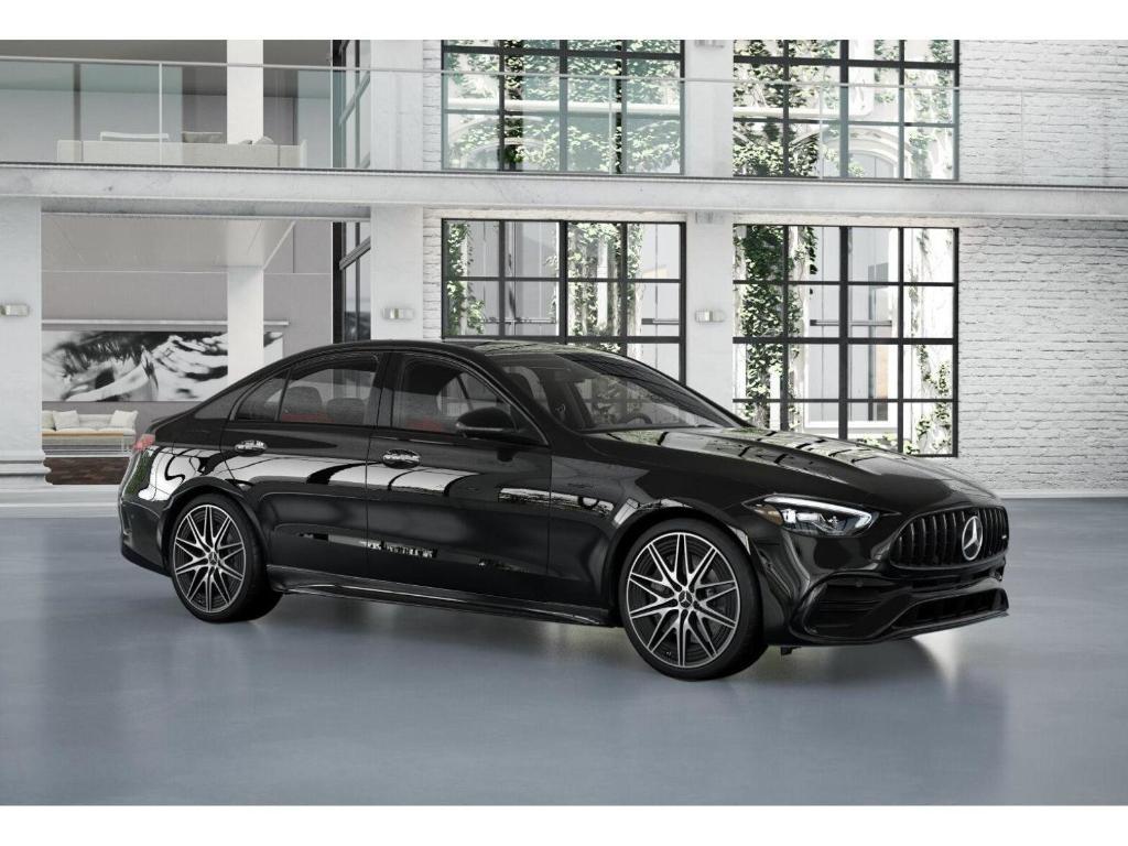 new 2025 Mercedes-Benz AMG C 43 car, priced at $70,380